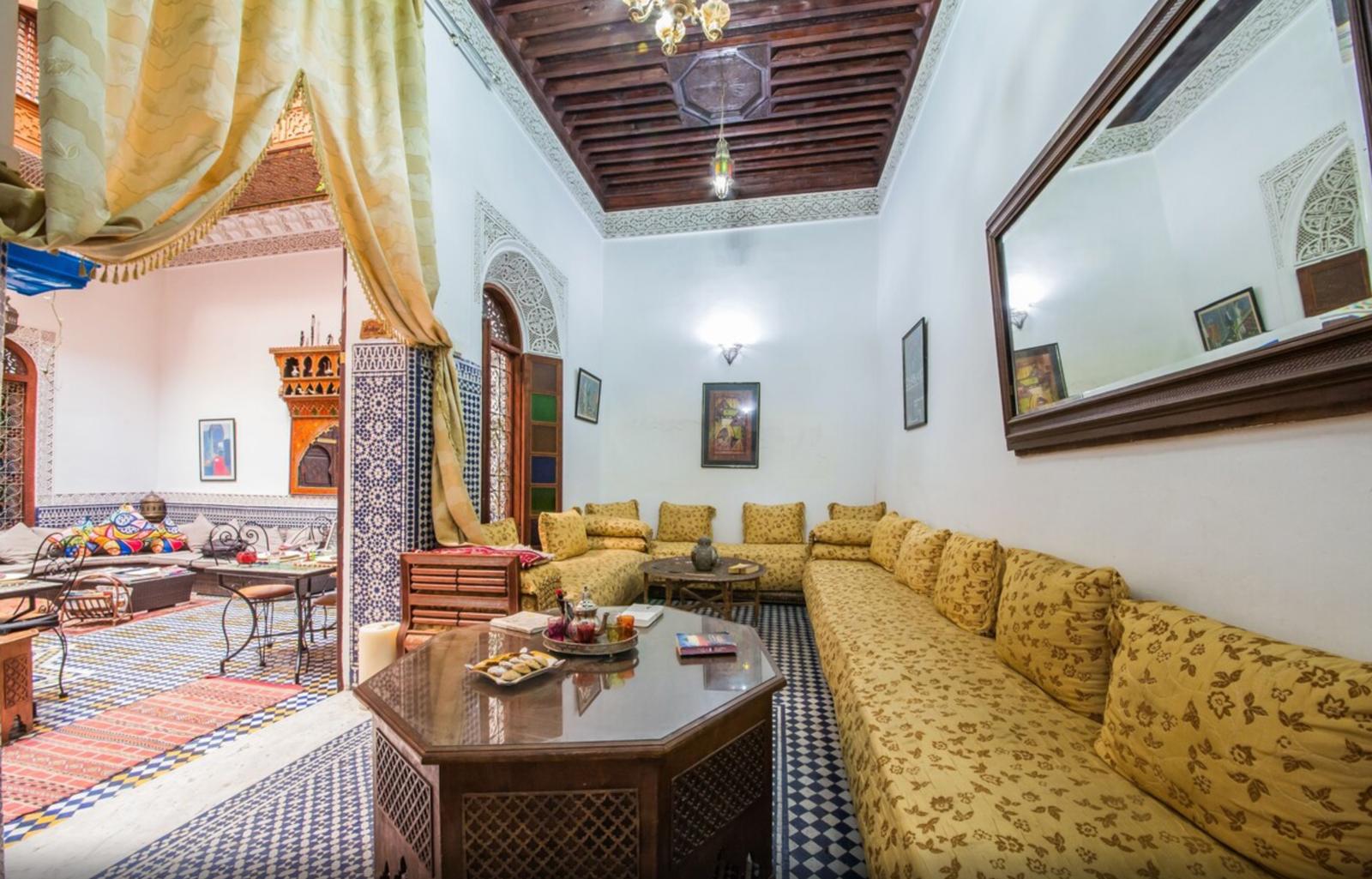 Salon fassi - Riad L'Artiste